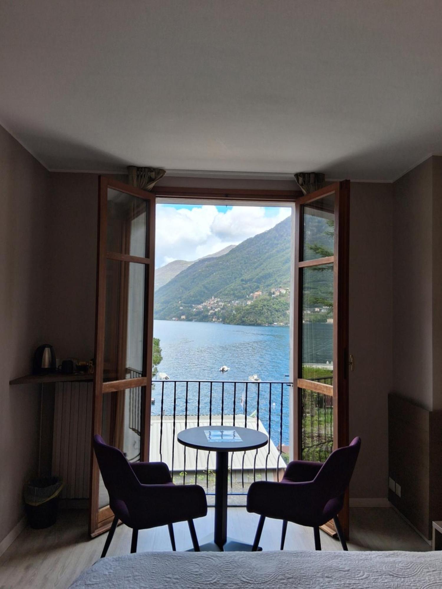 Hotel Ristorante Vapore Faggeto Lario Exterior foto