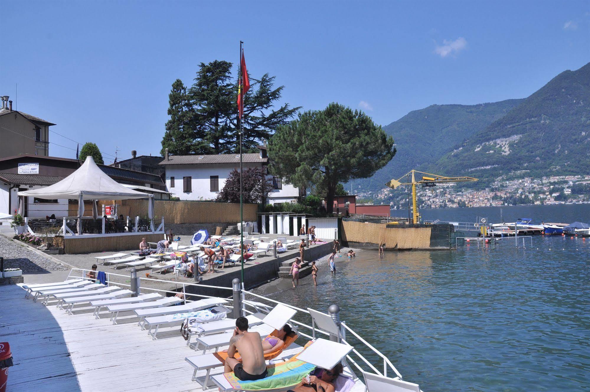 Hotel Ristorante Vapore Faggeto Lario Exterior foto